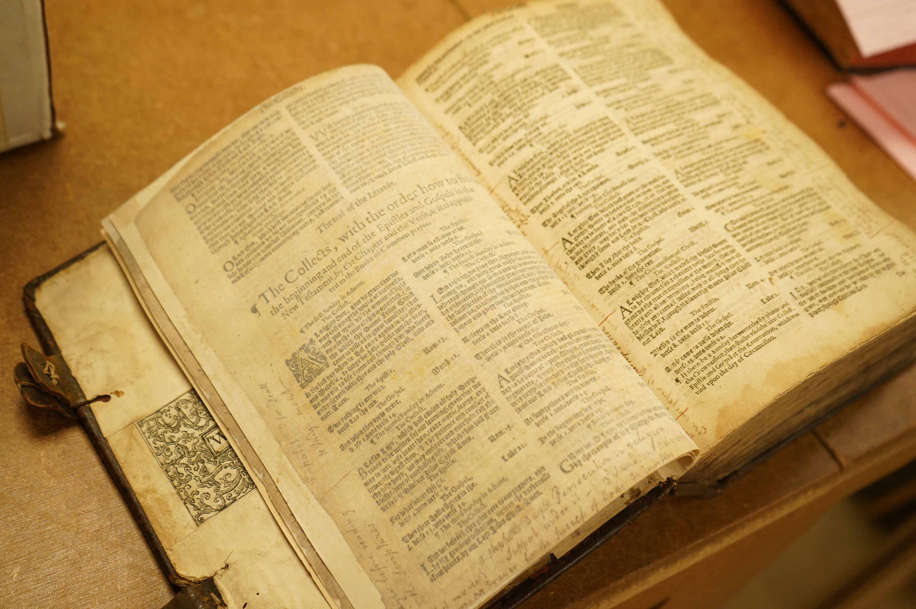 A BIBLE ARCHIVE - A highly unusual collection of three English Bibles, having belonged to the Whytehead family (of Yorkshire's North and East Ridings); comprising The Bishops' (1573 edition), a Geneva (1603 edition) and